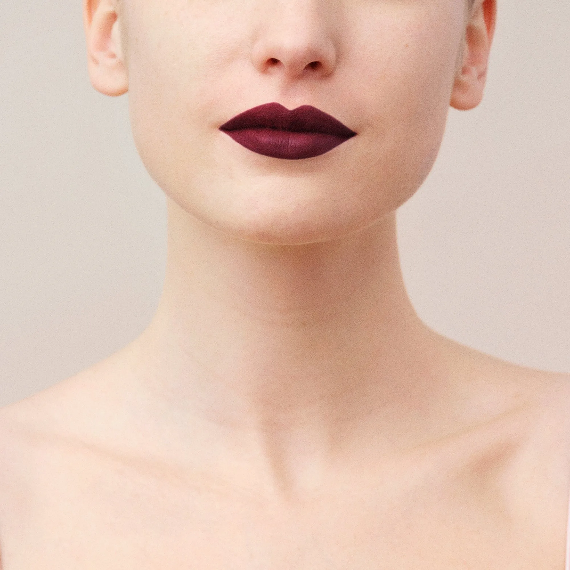 Plum Red Lipstick