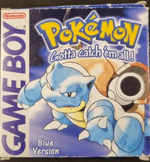 Pokémon Blue i æske (slid på æske, u. manual)