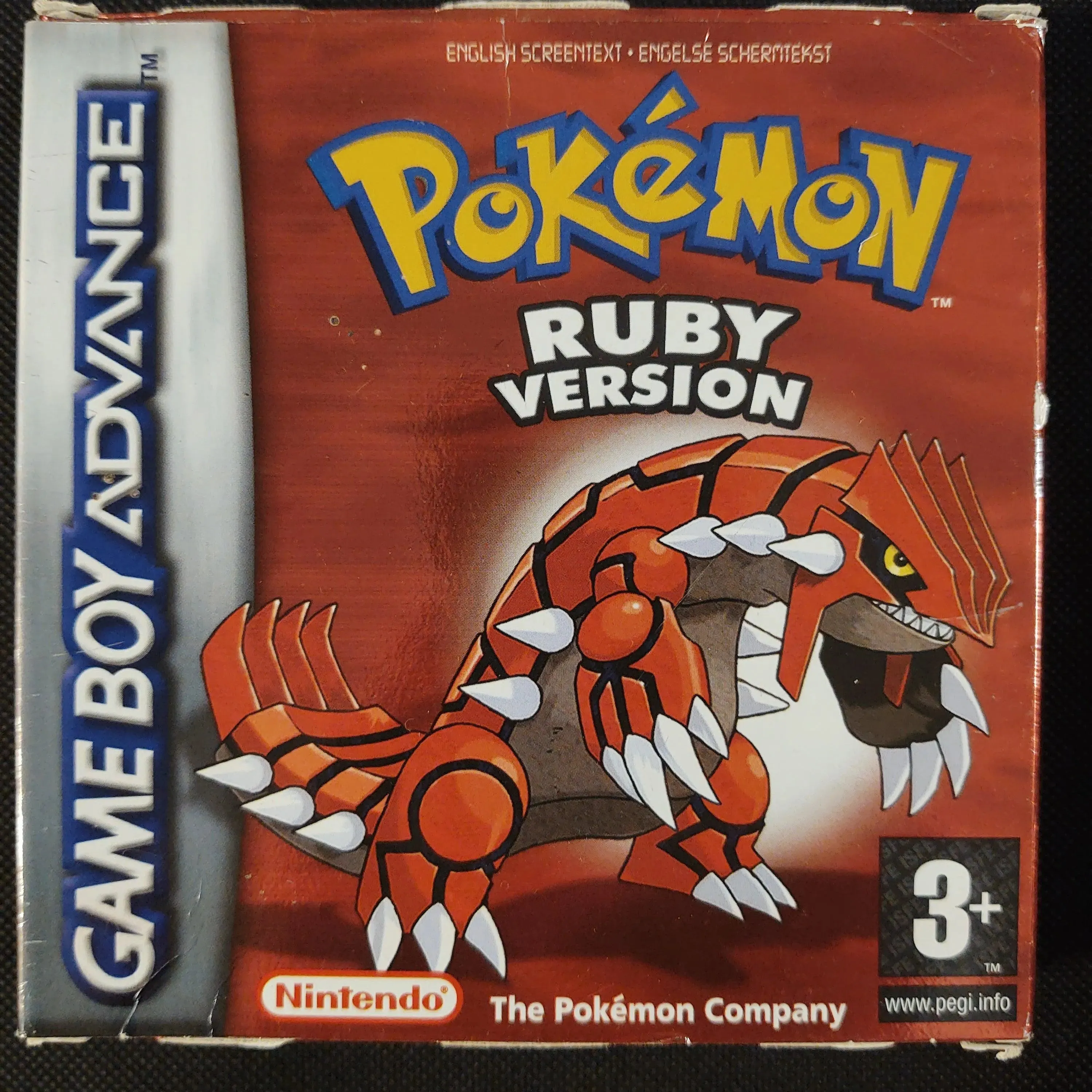 Pokémon Ruby i æske (U. manual) (Mindre slid på æsken)