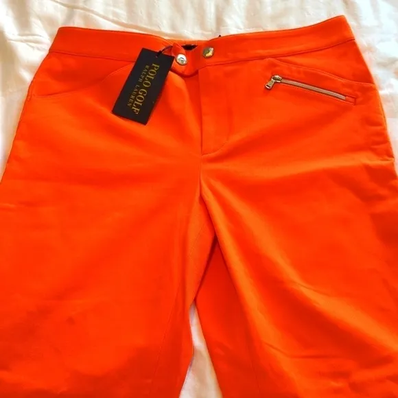 Polo Golf Ralph Lauren Women's Orange Size 6 pants.