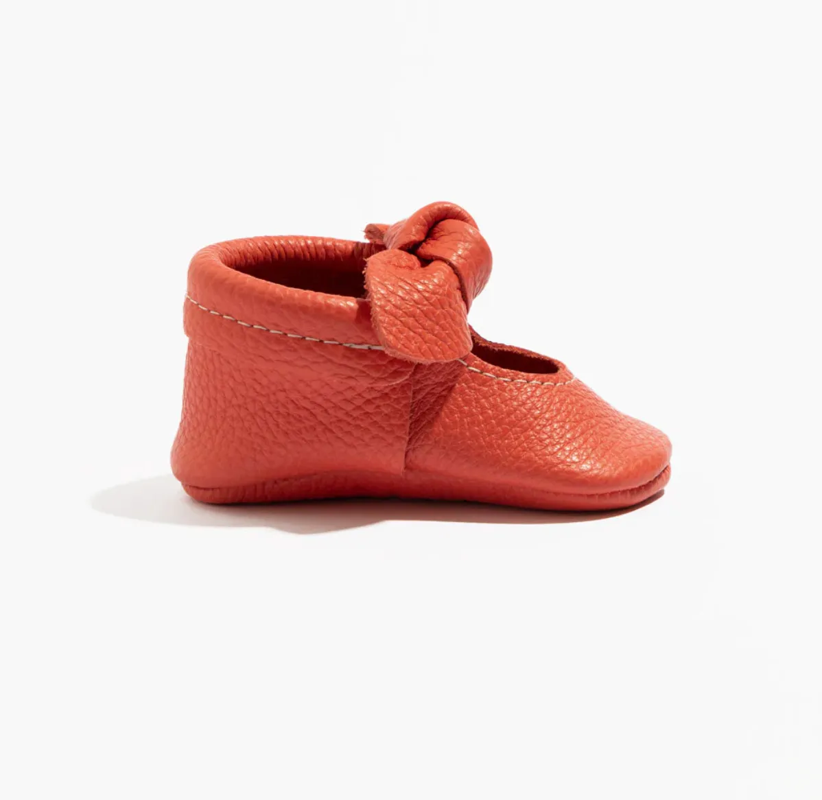 Poppy Knotted Bow Baby Shoe