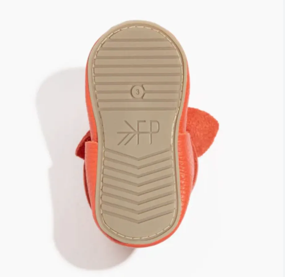 Poppy Knotted Bow Baby Shoe