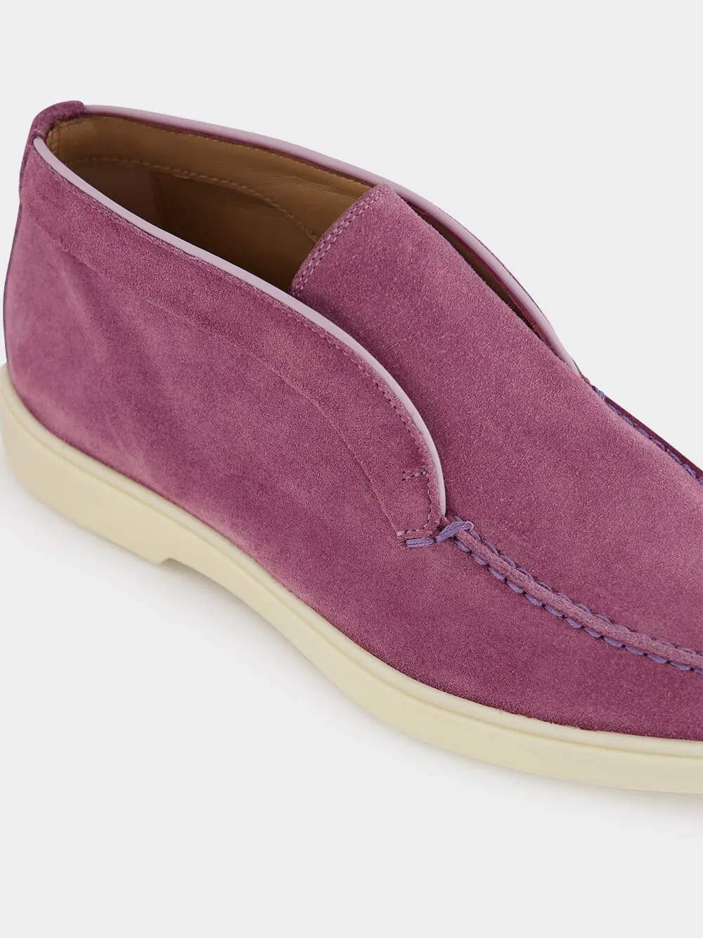 Purple Suede Desert Boot