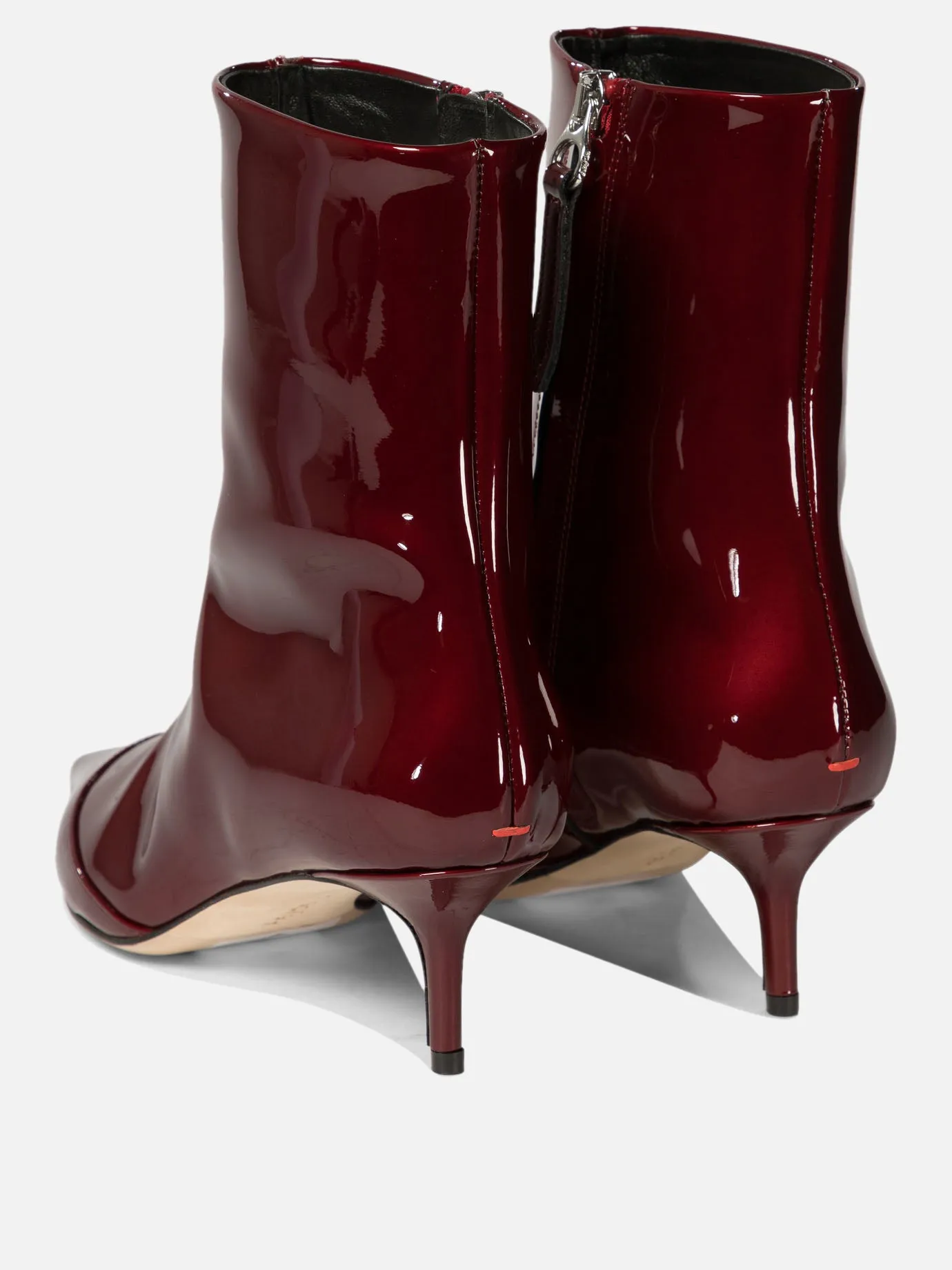 "Roe" patent leather ankle boots