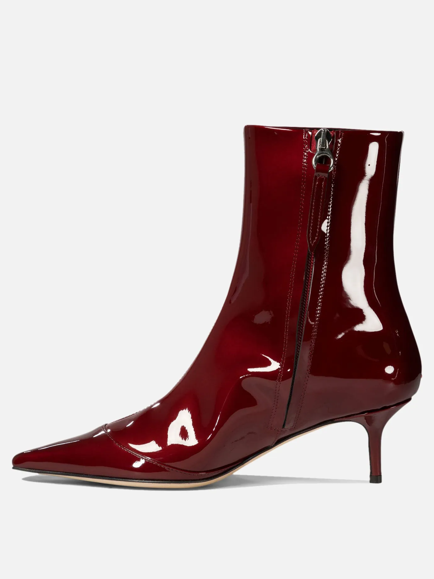 "Roe" patent leather ankle boots