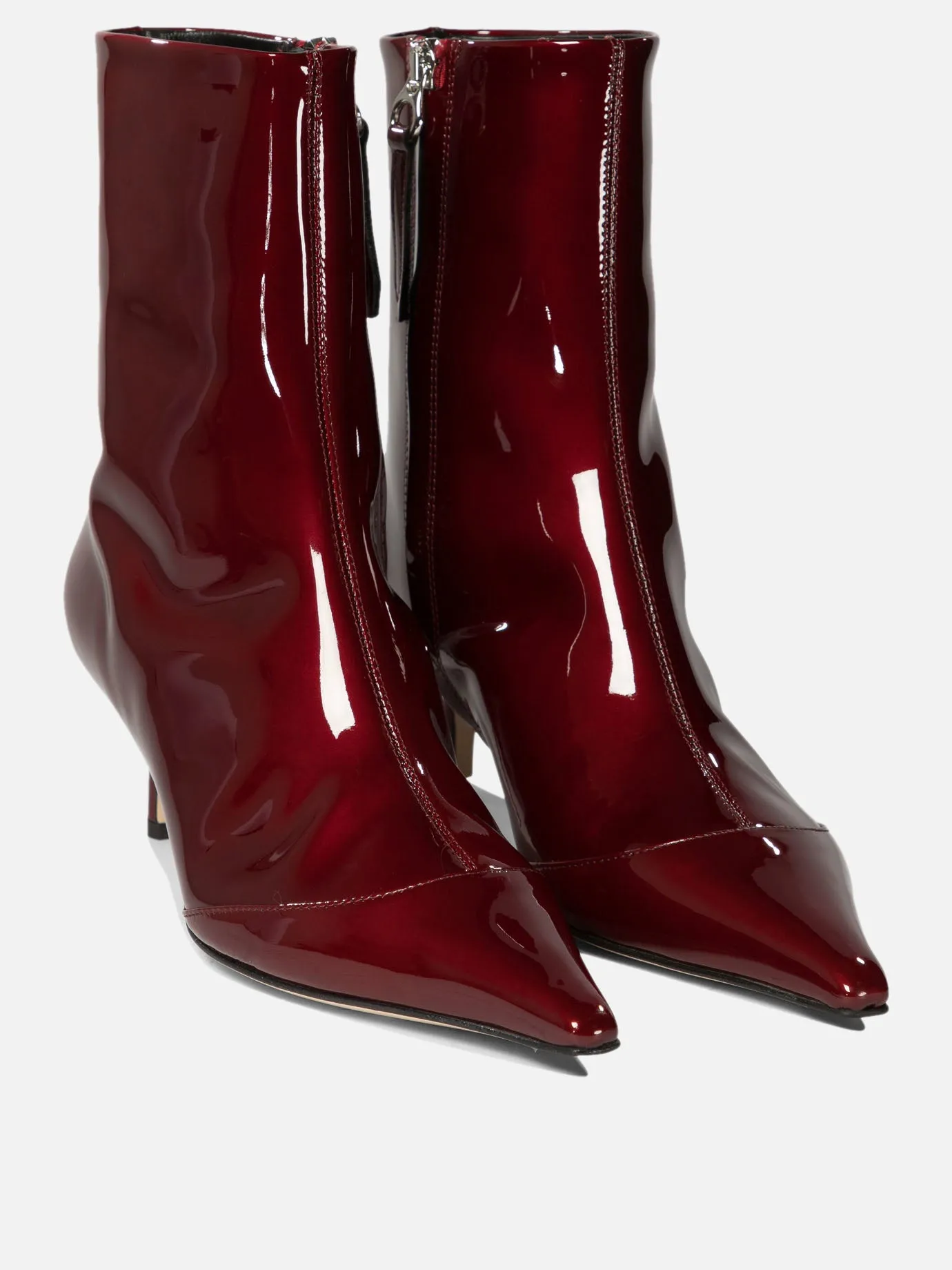 "Roe" patent leather ankle boots