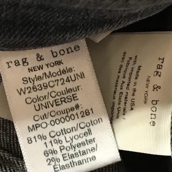 rag &amp; bone size 28x28