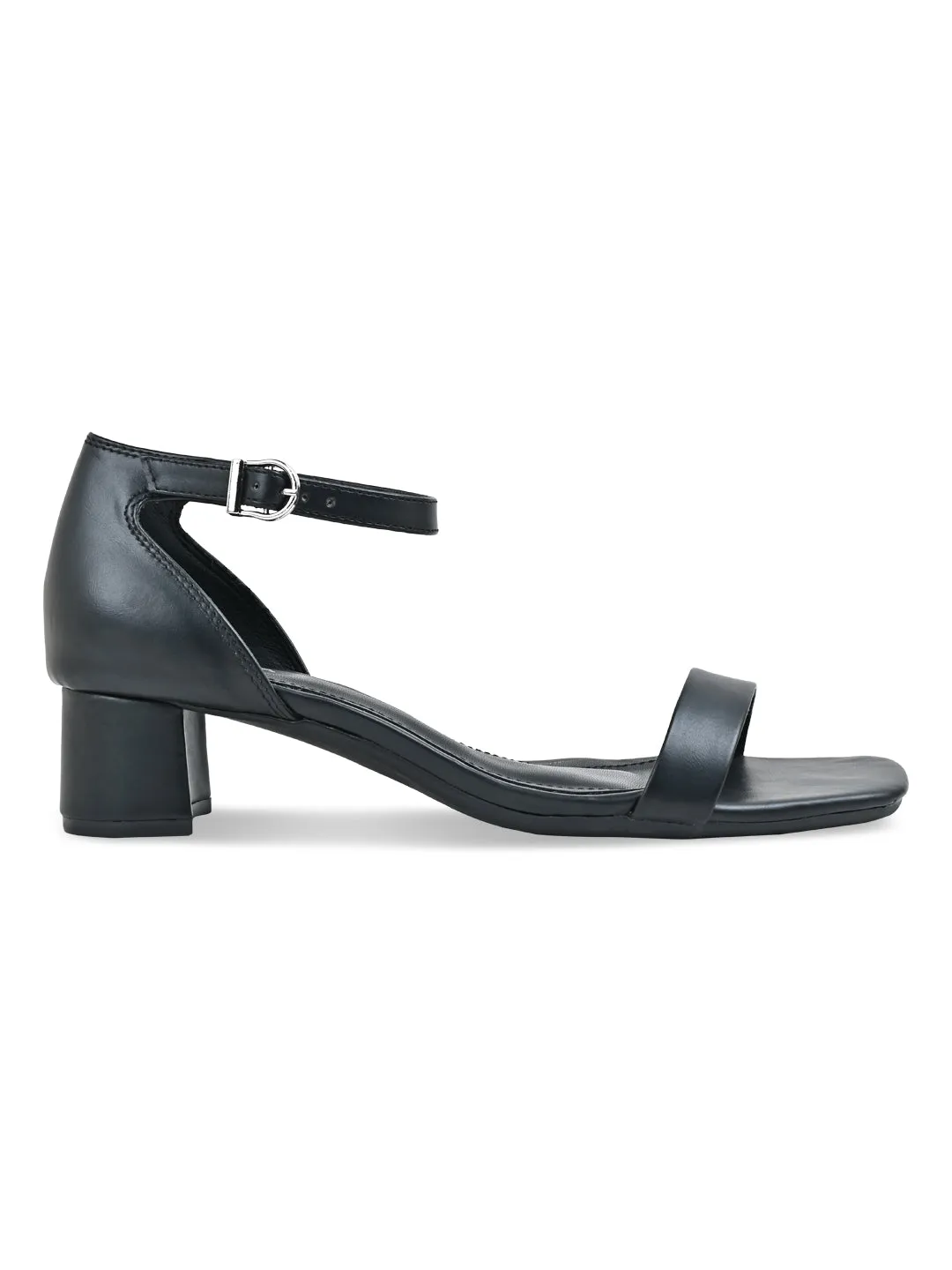 Rocia By Regal Black Women Block Heel Sandal