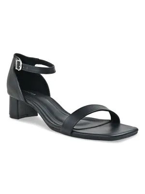 Rocia By Regal Black Women Block Heel Sandal