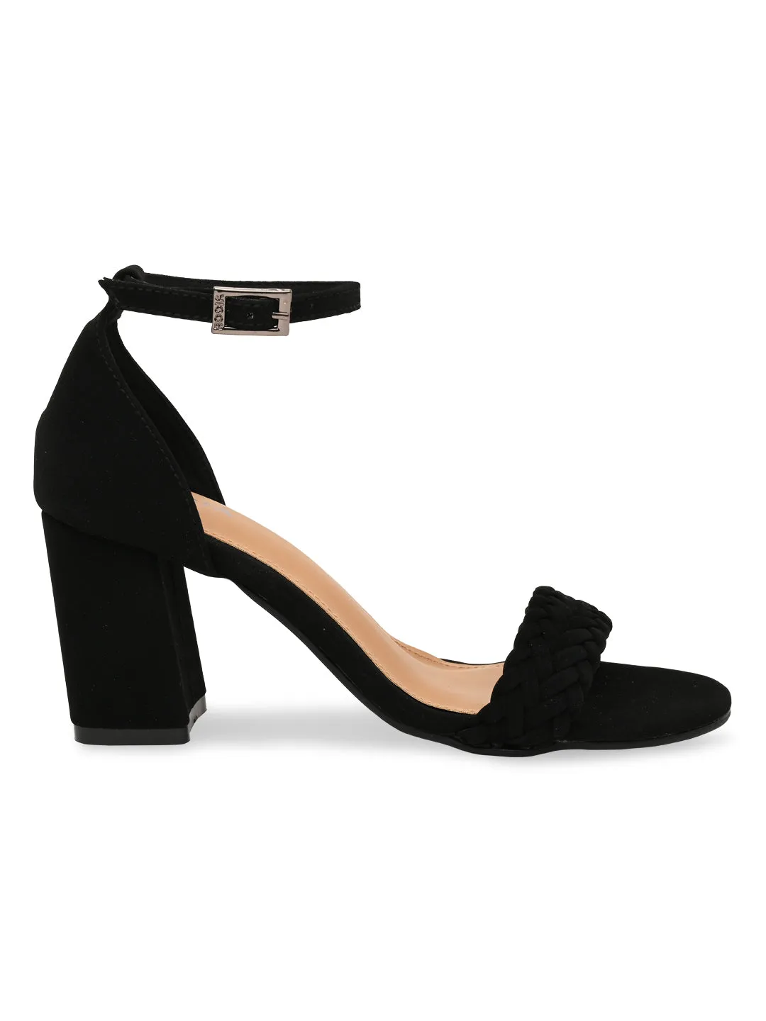 Rocia By Regal Black Women Braided Counter Back Sandals
