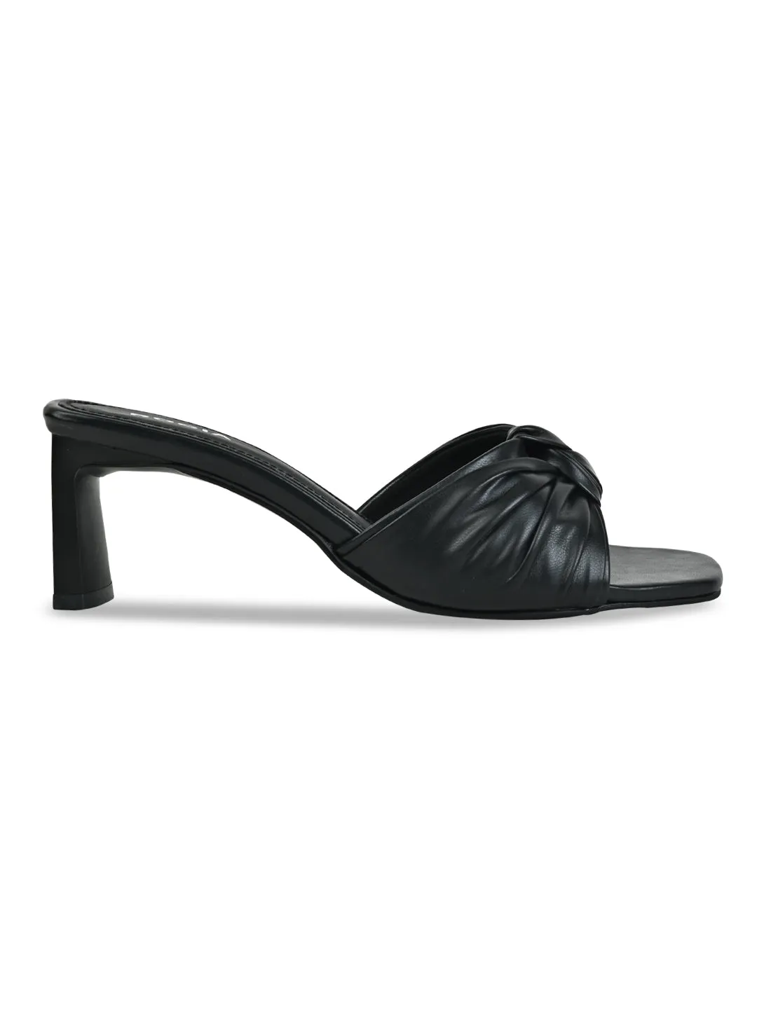 Rocia By Regal Black Women Casual Knotted High Heels