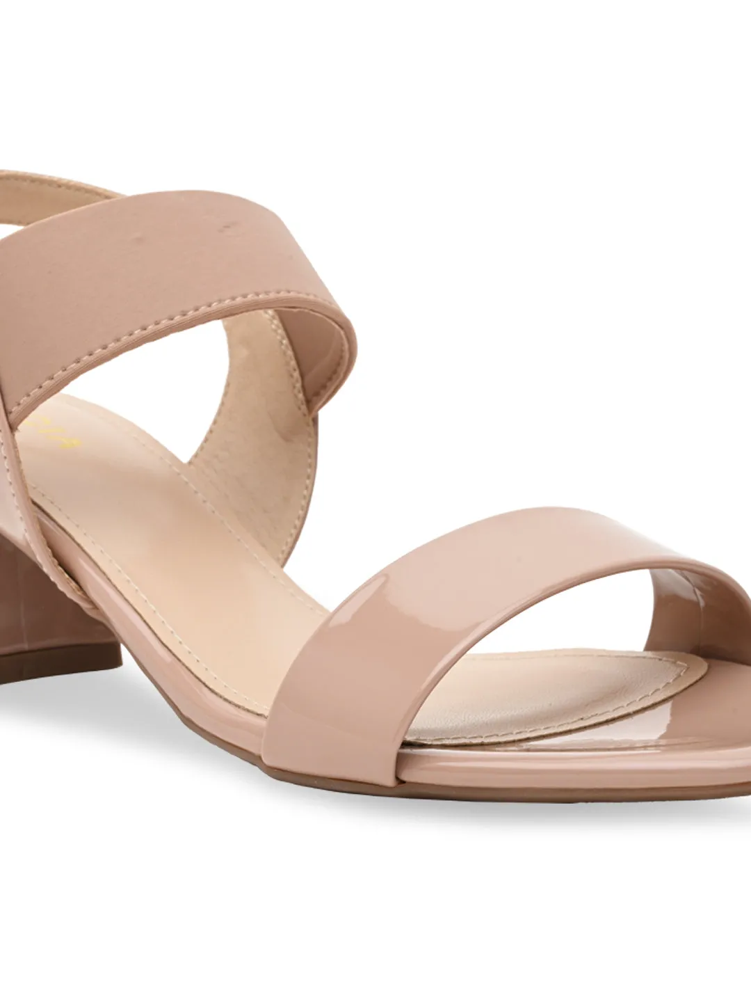 Rocia By Regal Nude Women Classic Patent Sandals