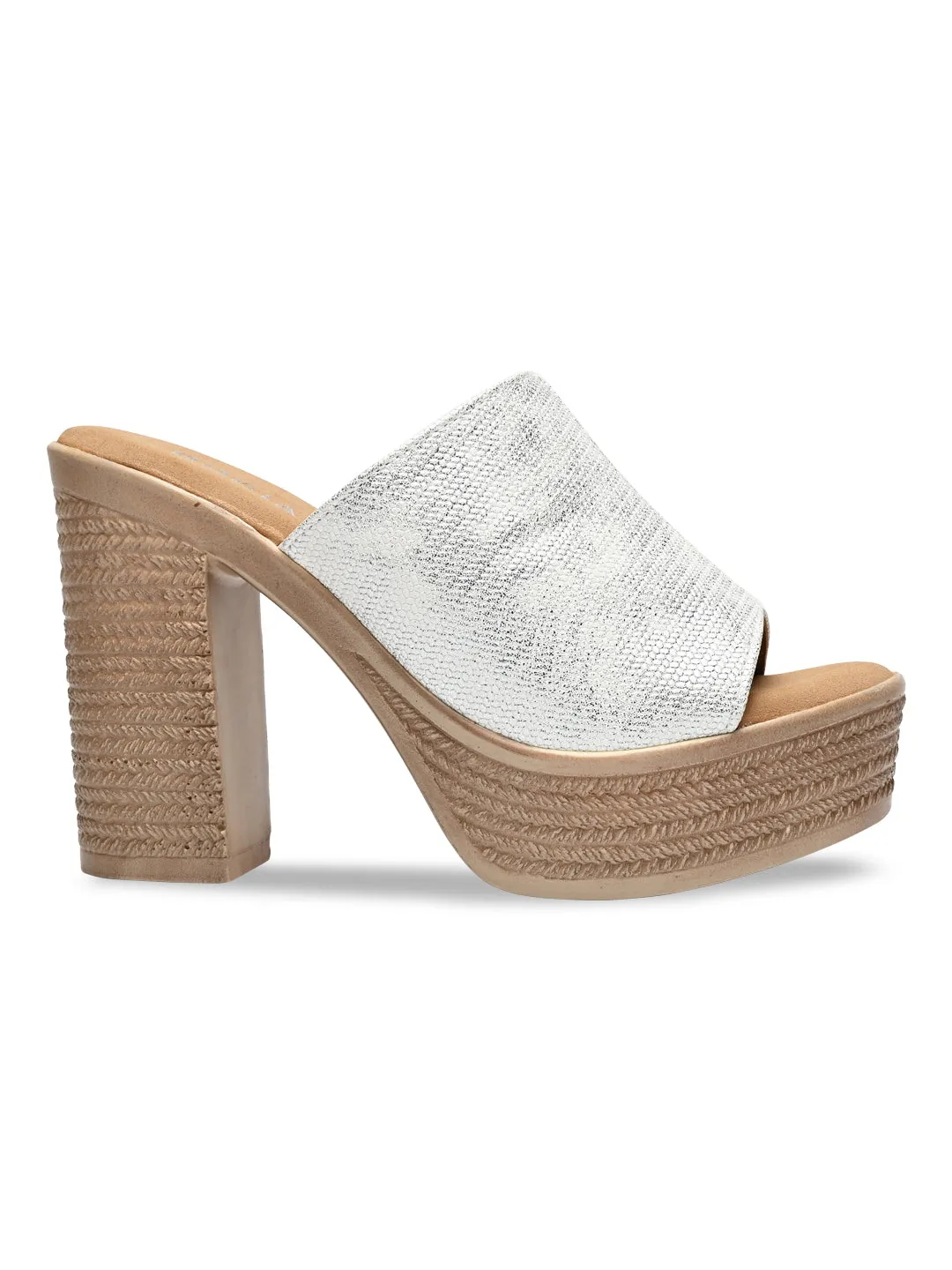 Rocia By Regal White Women High Block Heels