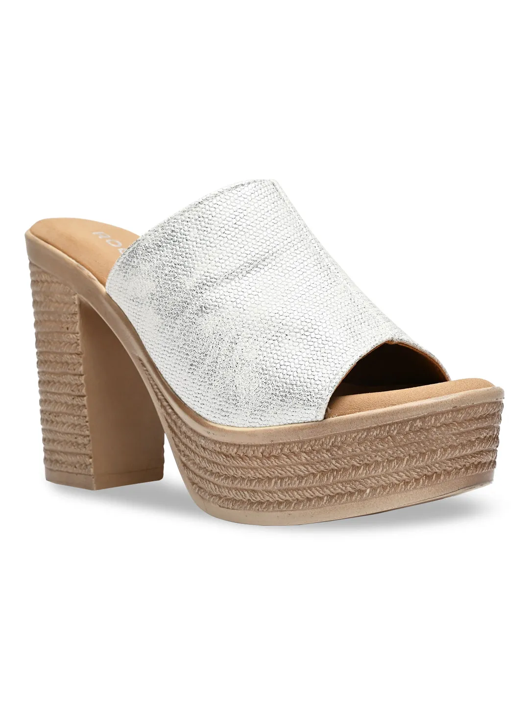 Rocia By Regal White Women High Block Heels