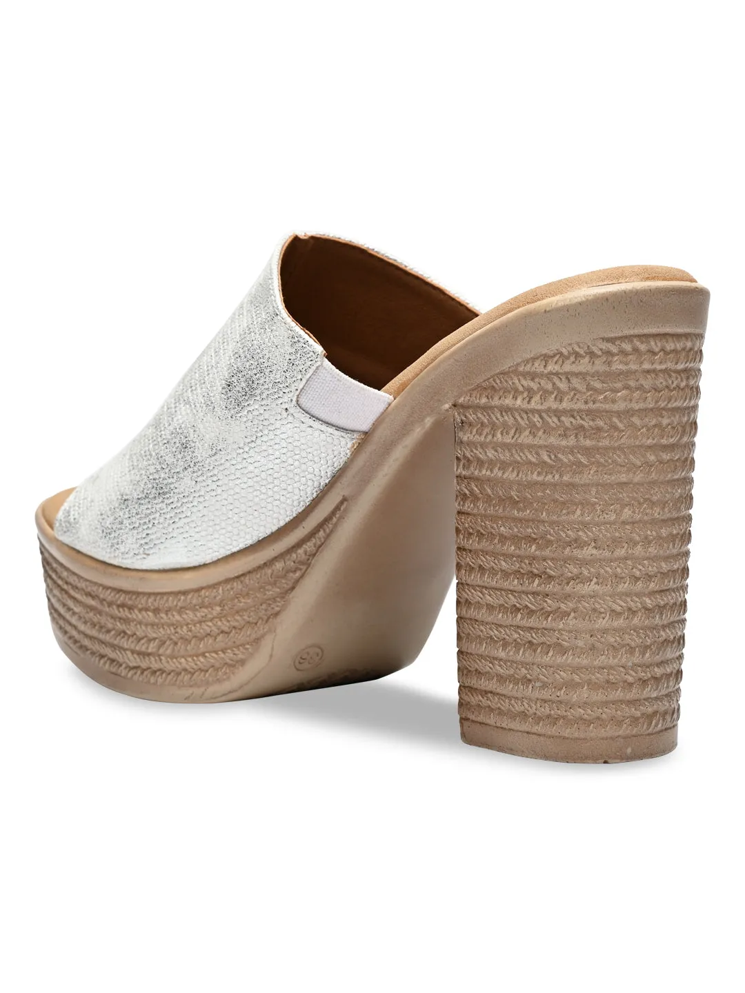 Rocia By Regal White Women High Block Heels