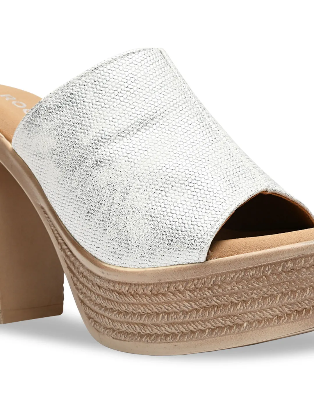 Rocia By Regal White Women High Block Heels