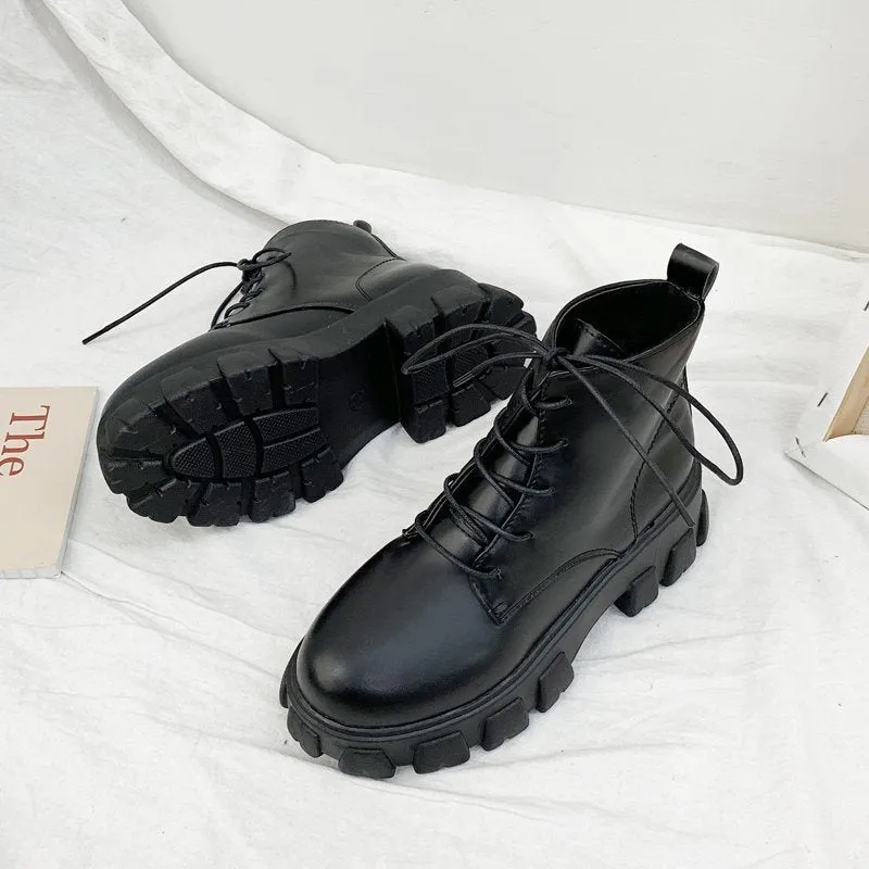 Rock Shoes Woman Boots Mid-Calf Booties Women Luxury Designer Boots