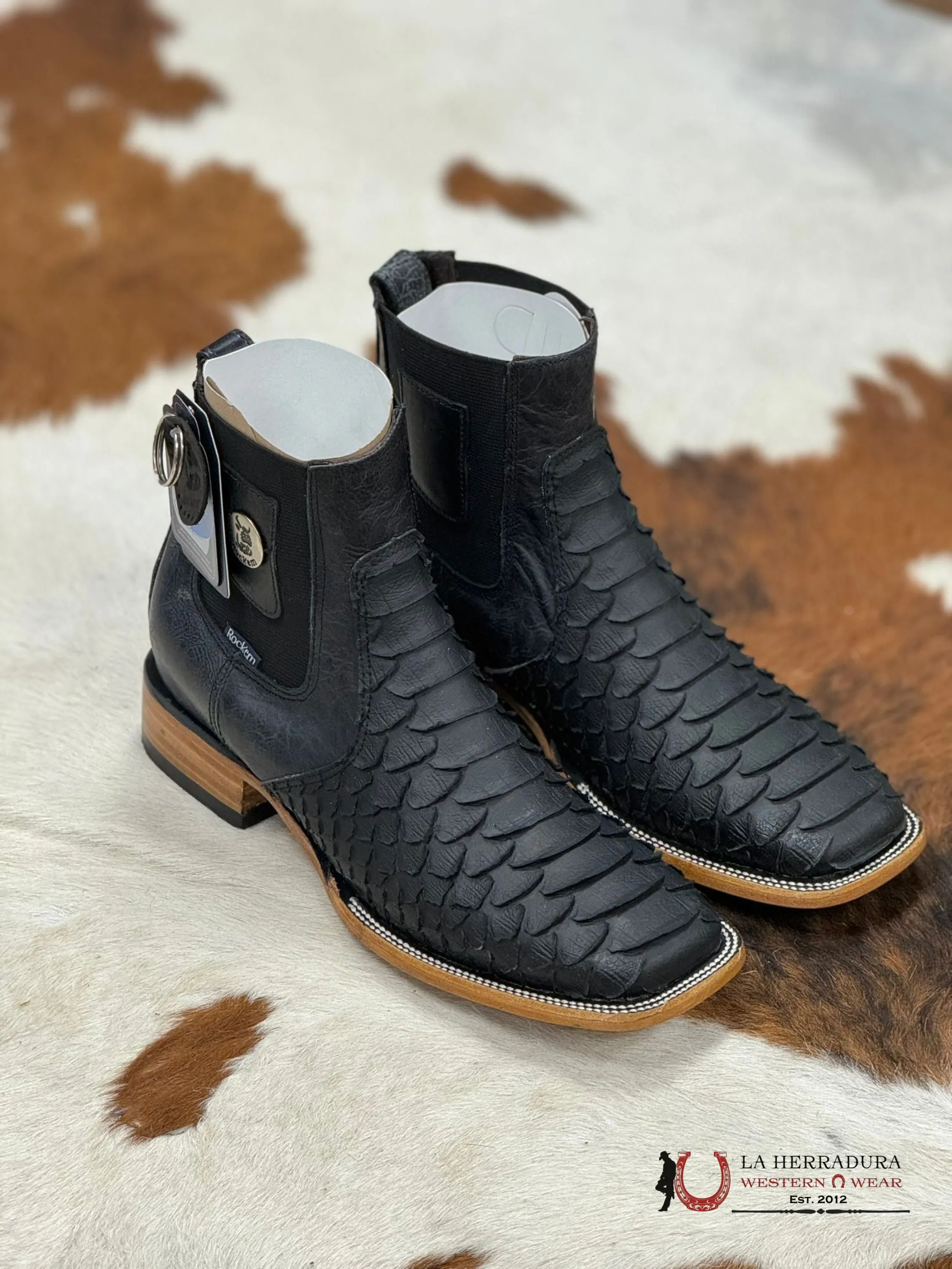 ROCK’EM PYTHON CLON MATTE BOACK SHORT BOOT