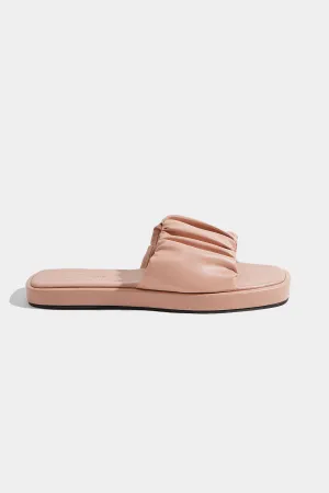 Round Toe Ruched Sandals