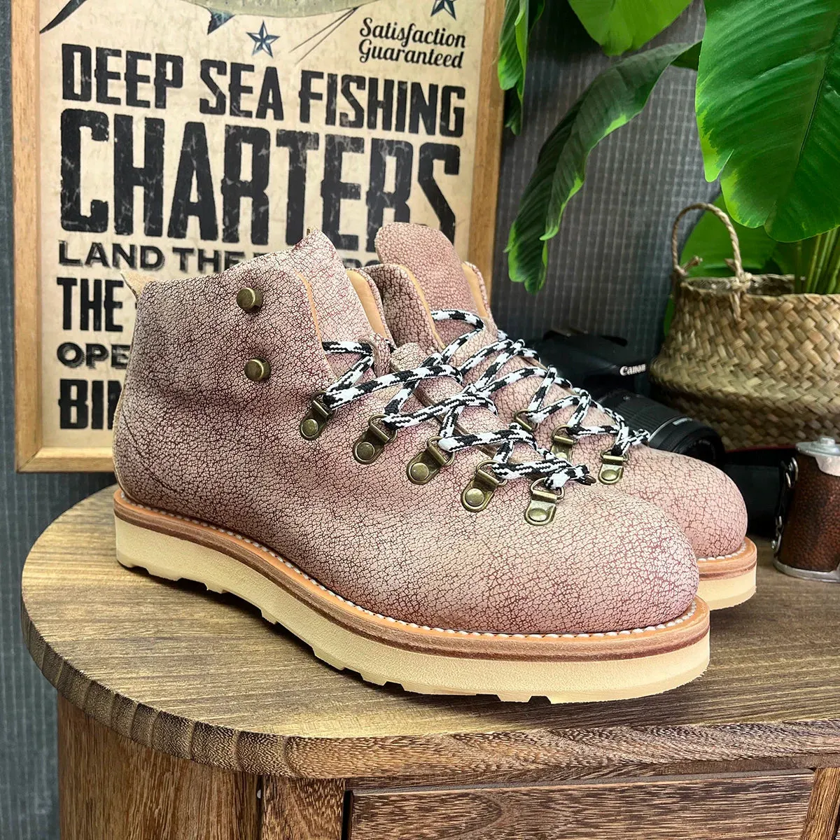 Rugged Textured Hiking Boots