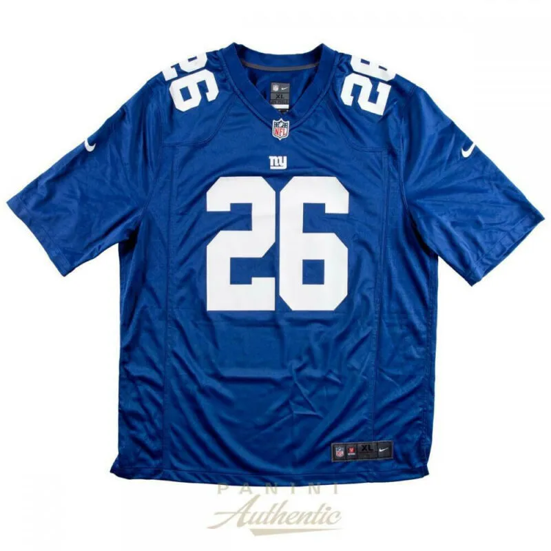 Saquon Barkley Autographed "2018 NFL ROY" New York Giants Jersey Panini LE 126