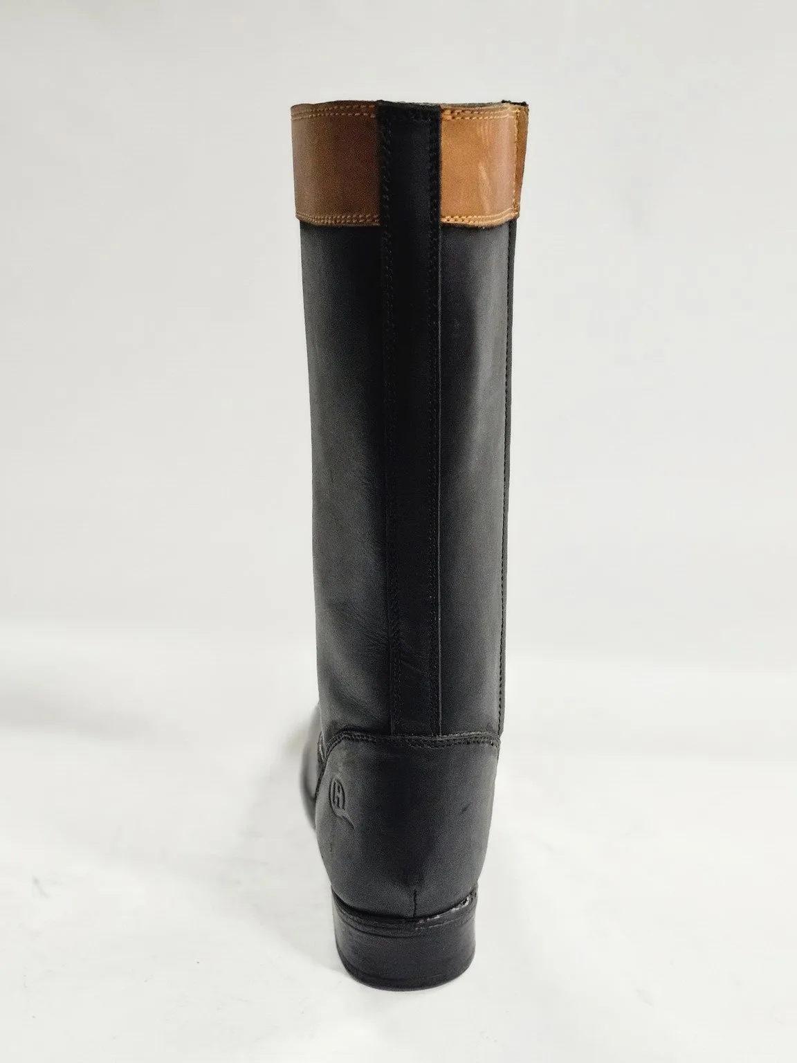 Selina Two-Tone Leather Boot