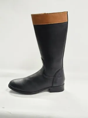 Selina Two-Tone Leather Boot
