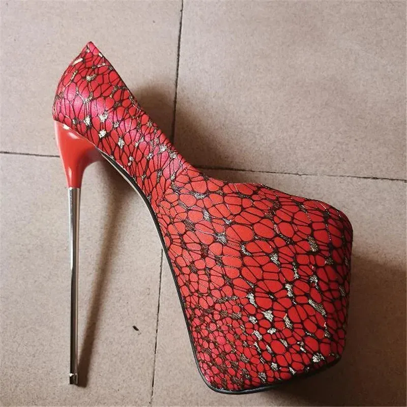 Shallow Mouth Women's Shoes 19cm Thin Heels Cosplay Pumps