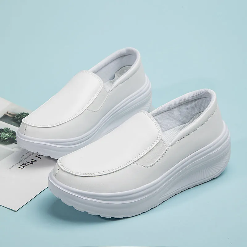 Shoes With Thick Soles And Wedge Heels
