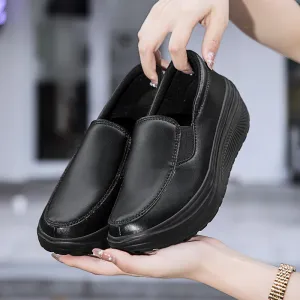 Shoes With Thick Soles And Wedge Heels