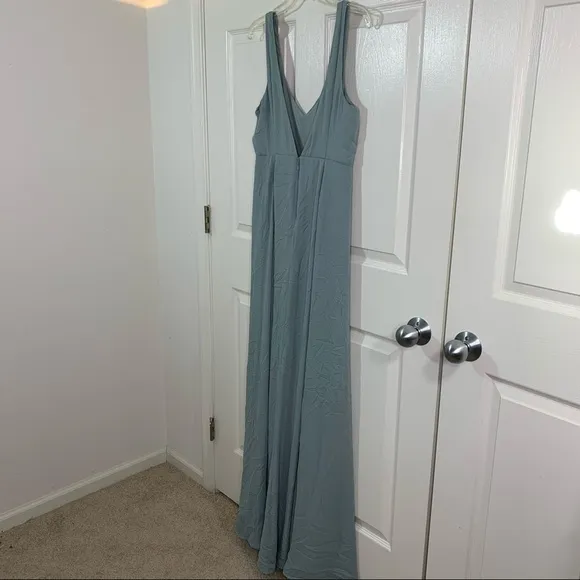 Show Me Your Mumu Jenn Maxi Dress Silver Sage