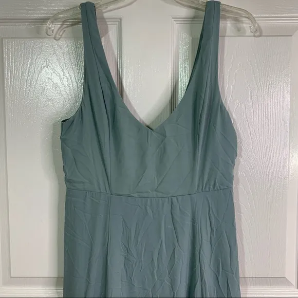 Show Me Your Mumu Jenn Maxi Dress Silver Sage