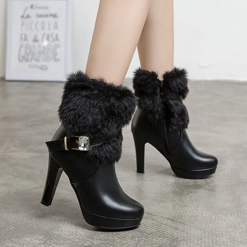 Smart Martin boots thick heel autumn and winter snow boots