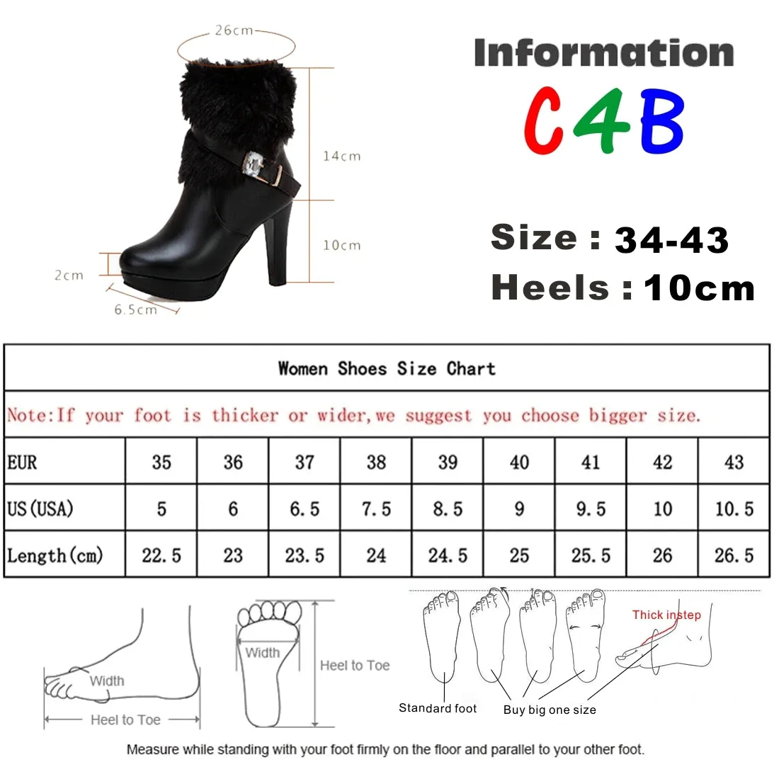 Smart Martin boots thick heel autumn and winter snow boots