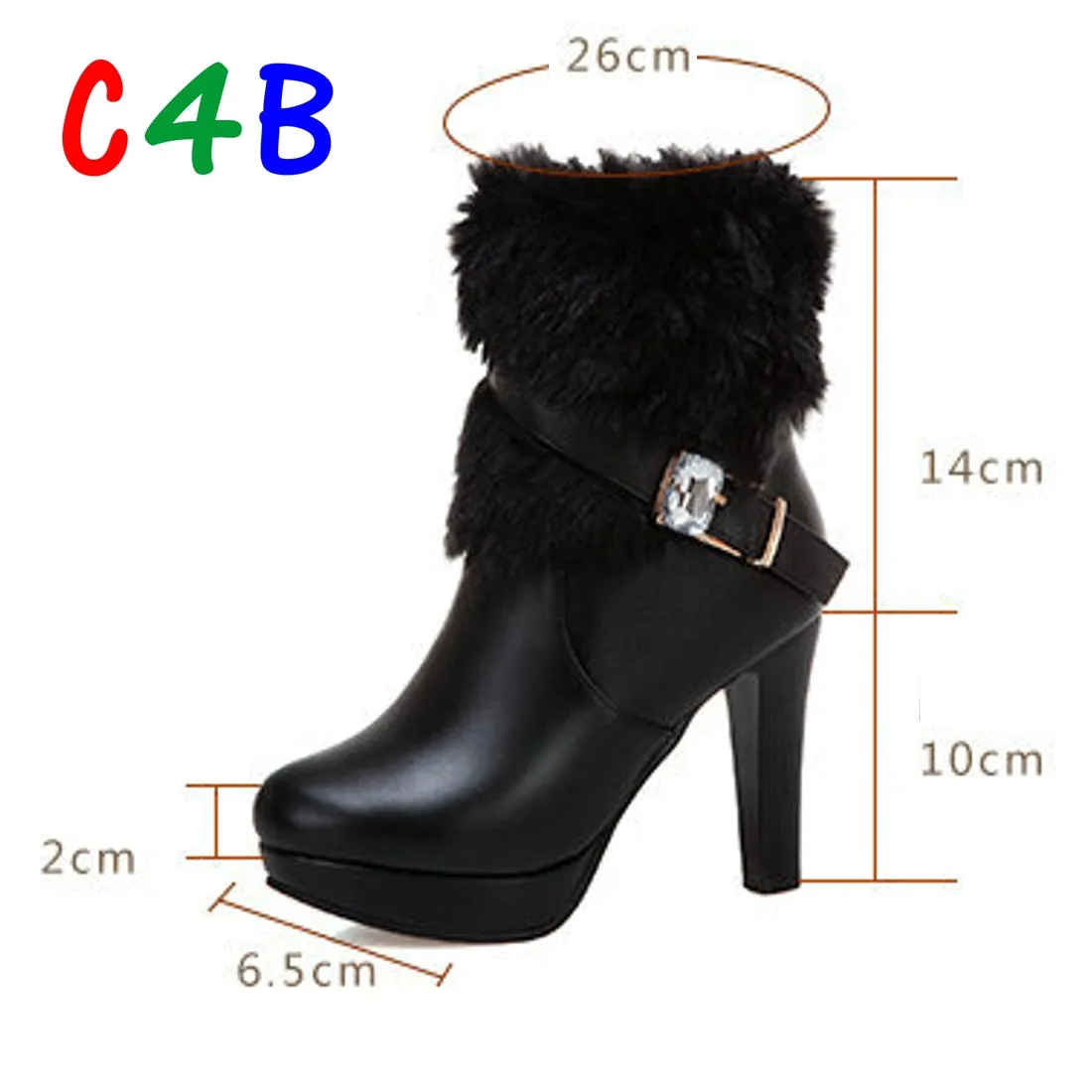 Smart Martin boots thick heel autumn and winter snow boots