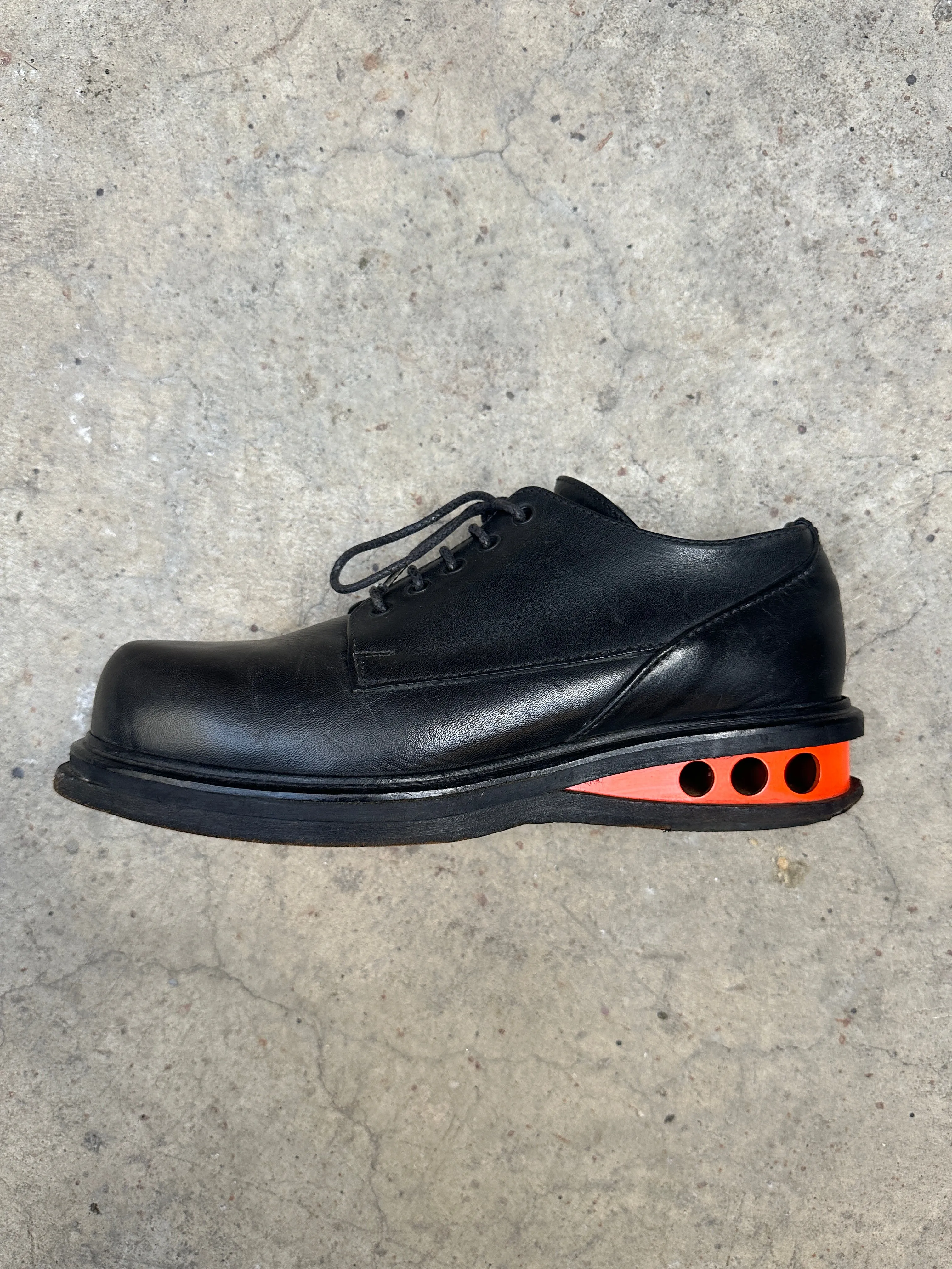 SS1997 Dirk Bikkembergs “Easy Rider” orange derby boots