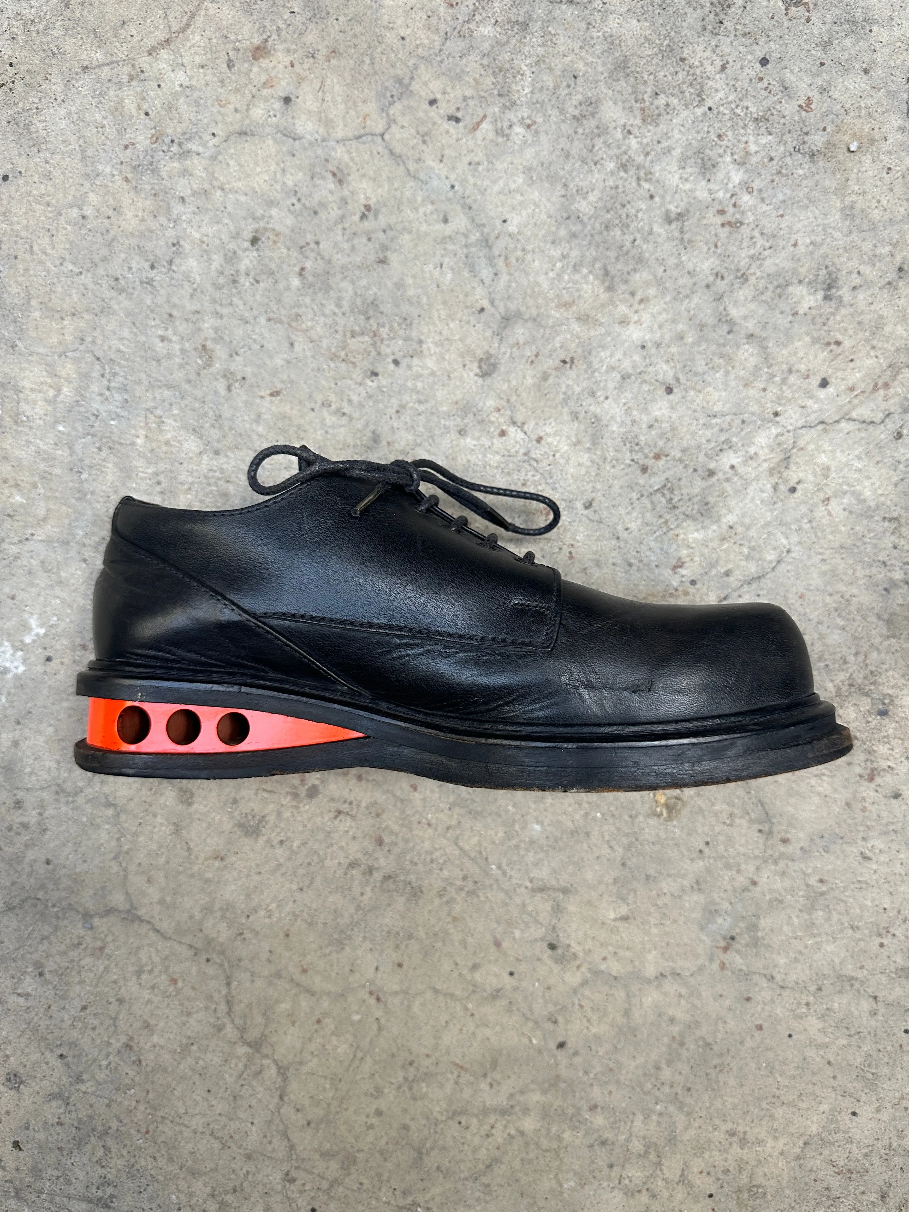 SS1997 Dirk Bikkembergs “Easy Rider” orange derby boots