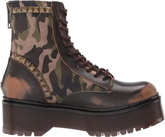 Steve Madden Women's Avenger Fashion Boot, Camo Multi, 8