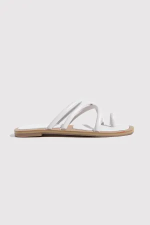 Strappy Square Toe Padded Sandals