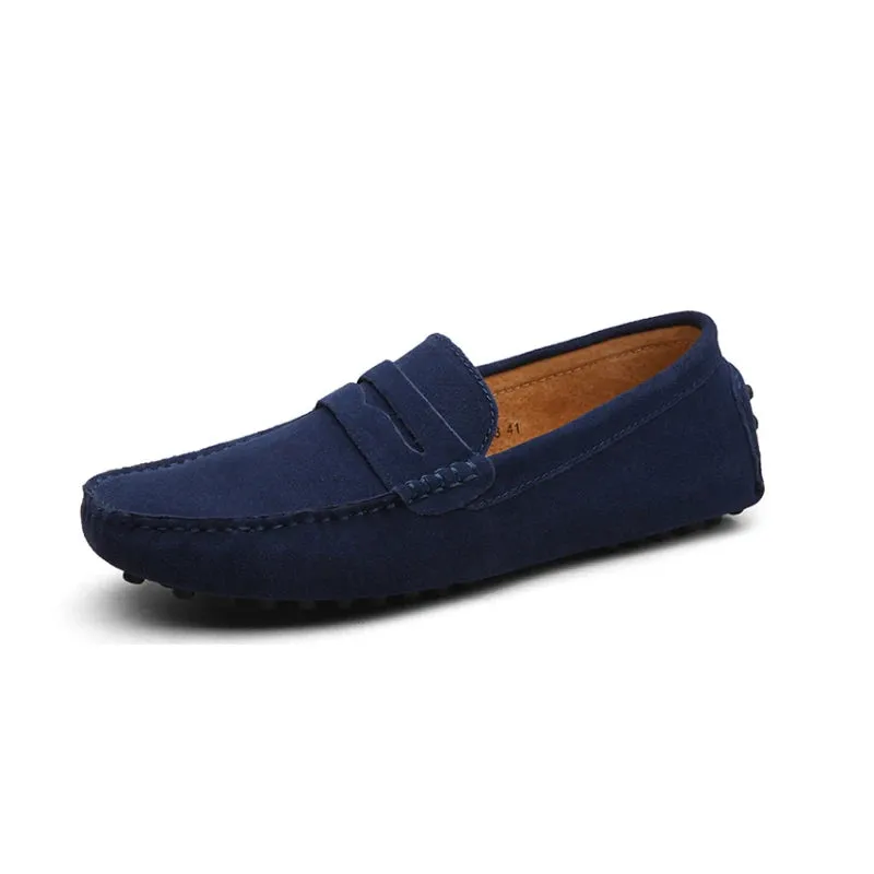 Suede Leather Penny Loafers
