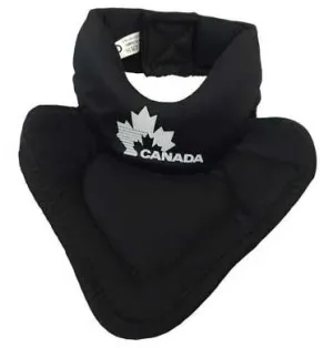 Team Canada Bibbed Neck / Throat Guard - Black
