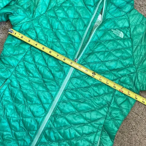 The North Face green thermoball jacket