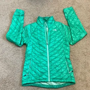 The North Face green thermoball jacket