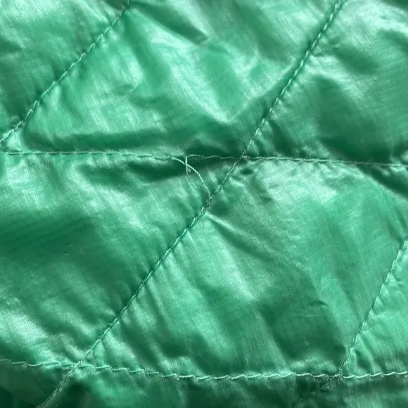The North Face green thermoball jacket