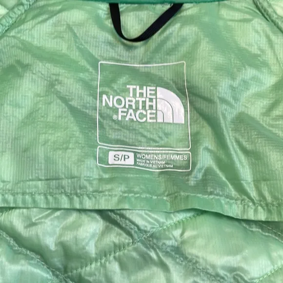 The North Face green thermoball jacket