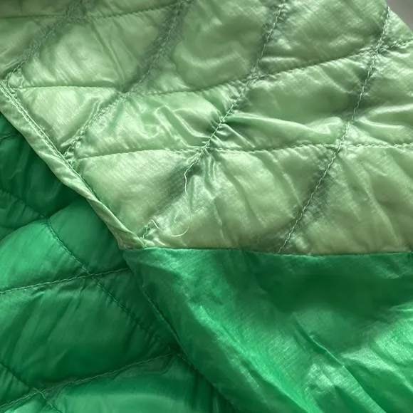 The North Face green thermoball jacket