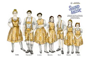 'The Sound Of Music" Von Trapp Children Costumes By Court Watson
