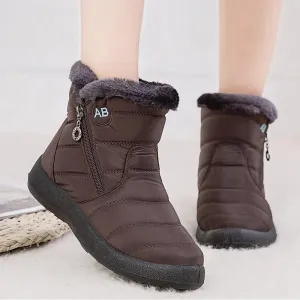 Thick Bottom Waterproof Ankle Boots