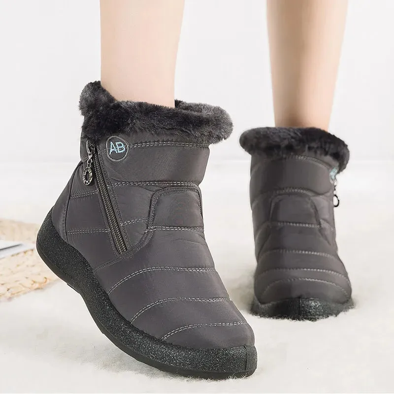Thick Bottom Waterproof Ankle Boots