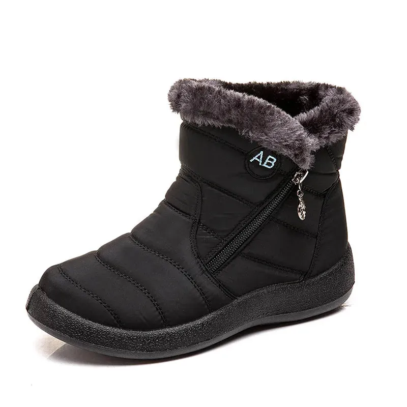 Thick Bottom Waterproof Ankle Boots